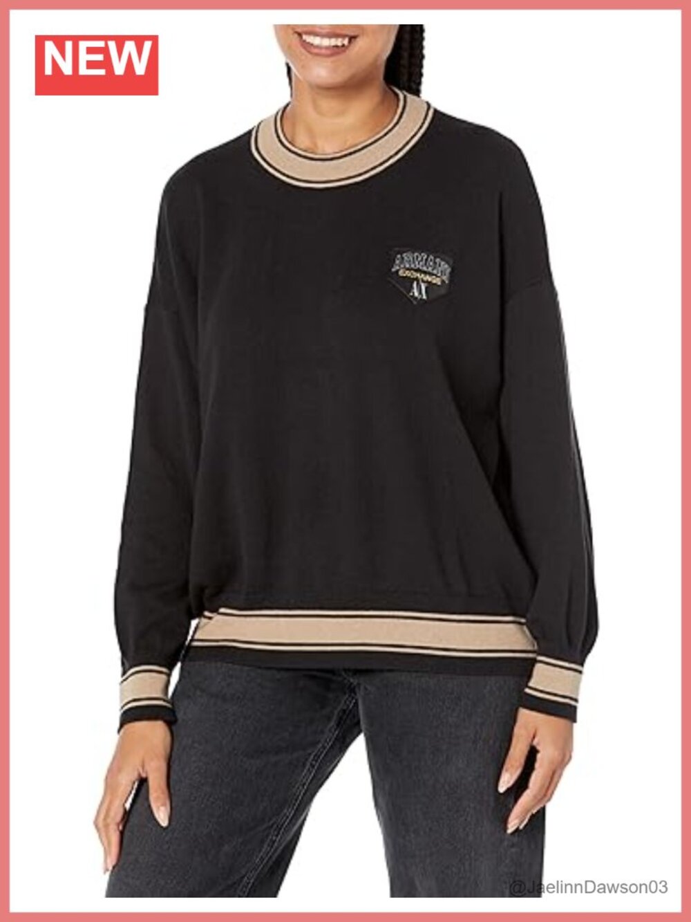 Crewneck Cotton Knit Pullover Sweater Long Sleeve Regular Fit